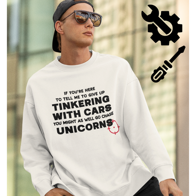 CHASE UNICORNS CAR HOBBY Unisex Heavy Blend™ Crewneck Sweatshirt