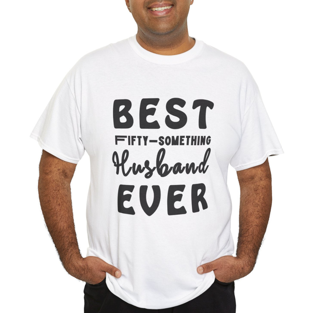 FIFTY-SOMETHING ULTIMATE HUBBY Heavy Cotton Tee