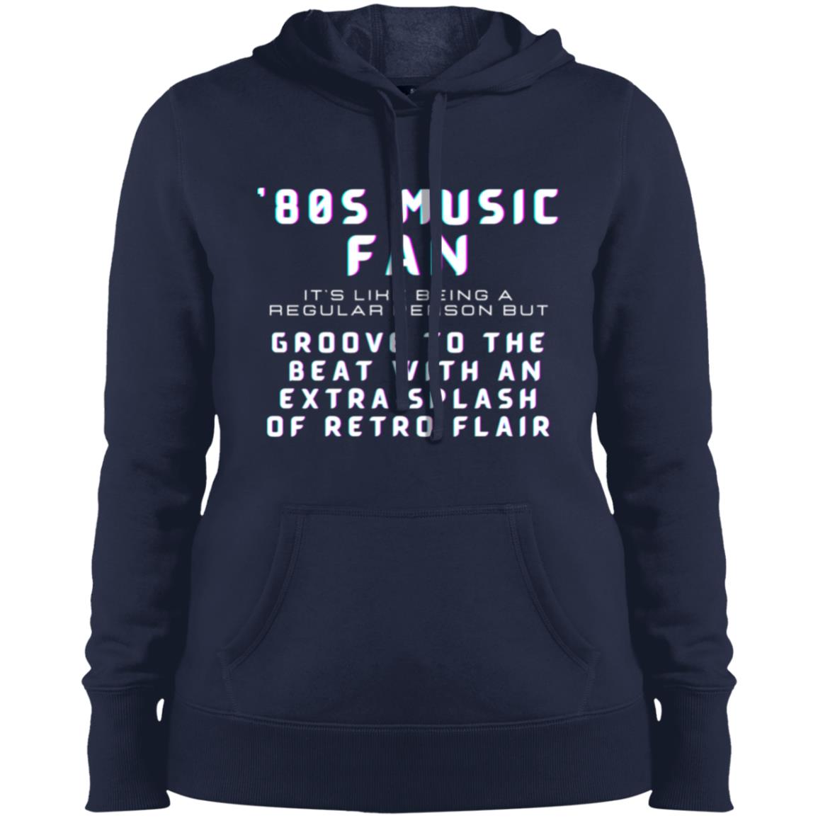 RETRO GROOVE Ladies' Pullover Hooded Sweatshirt4