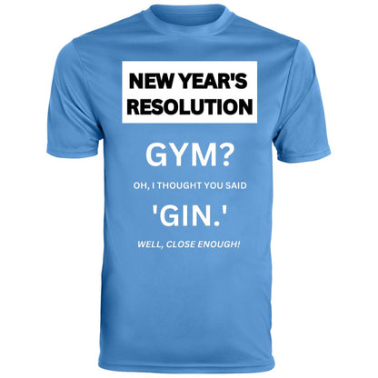 NEW YEAR'S RESOLUTION  Men's Moisture-Wicking Tee