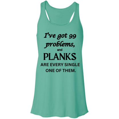 PLANK PROWESS Flowy Racerback Tank