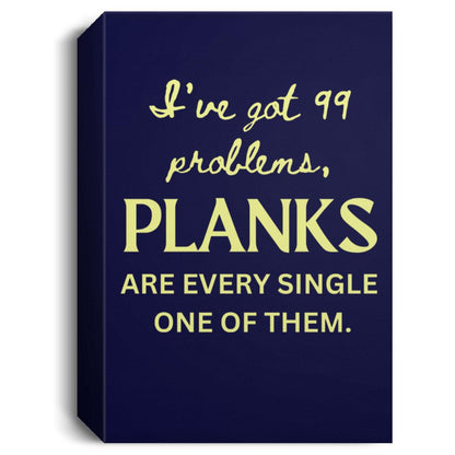 CANVAS OF PLANK CHALLENGES Deluxe Portrait Canvas