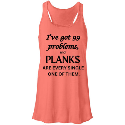 PLANK PROWESS Flowy Racerback Tank