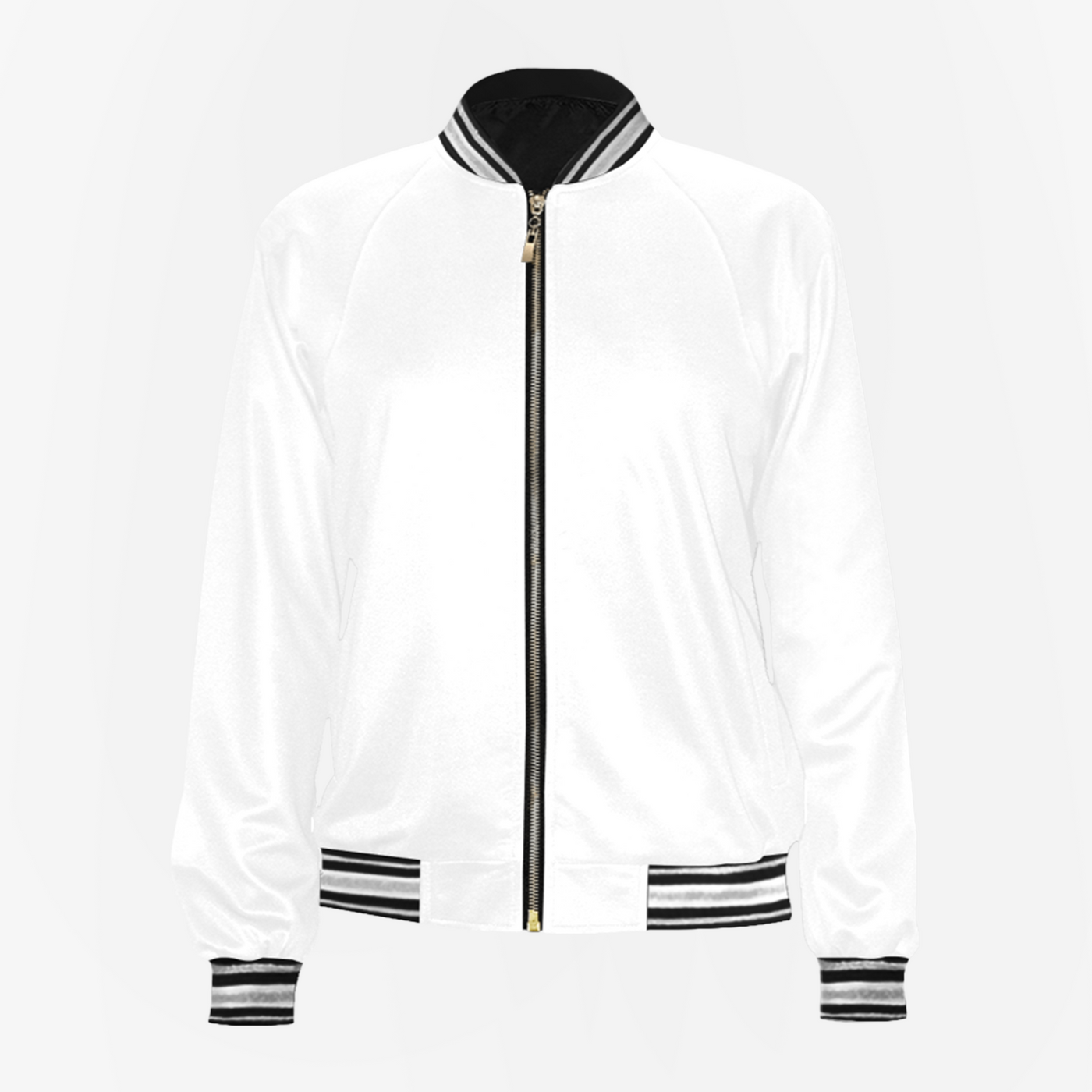 Lion White Women's Varsity Jacket