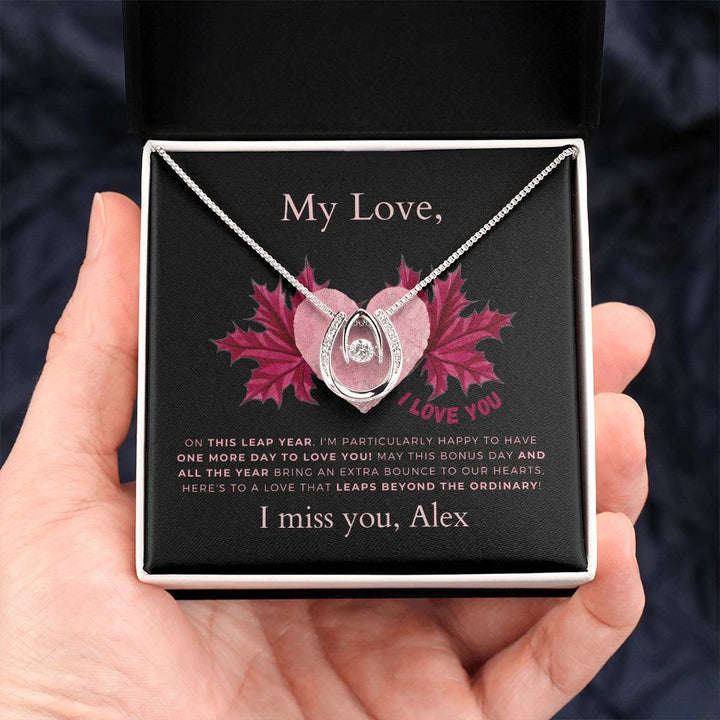 Leap Year Love NEcklace 2024: A Timeless Gift for Every Special Moment - Personalisable