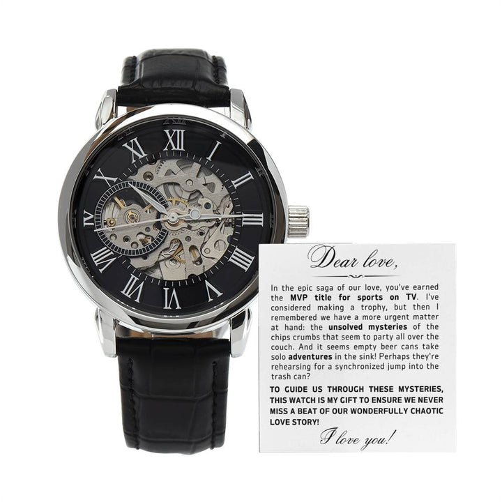 Chronicles of Chaos: The MVP Edition Luxury Openwork Watch