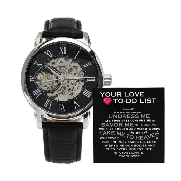 PASSIONATE LOVE TO-DO LIST: Ignite passion with a luxury watch set