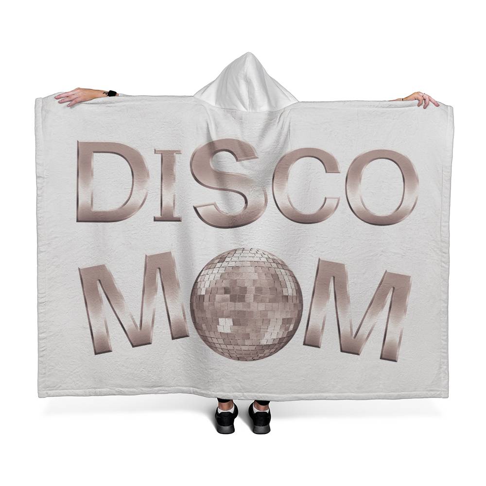 DISCO MOM hooded blanket