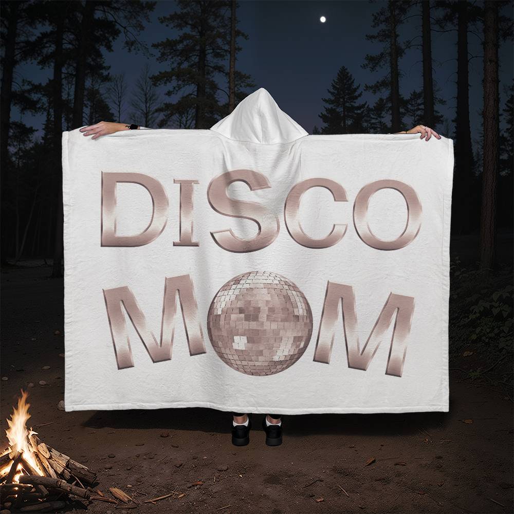 DISCO MOM hooded blanket