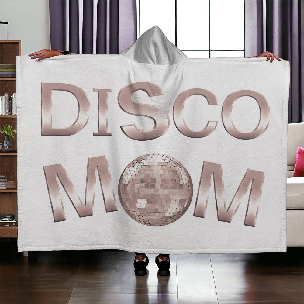 DISCO MOM hooded blanket