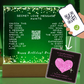 Secret Love Hidden QR code - 2-in-1 LED Acrylic Square Plaque